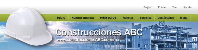 Encabezado Sitio Construcciones ABC